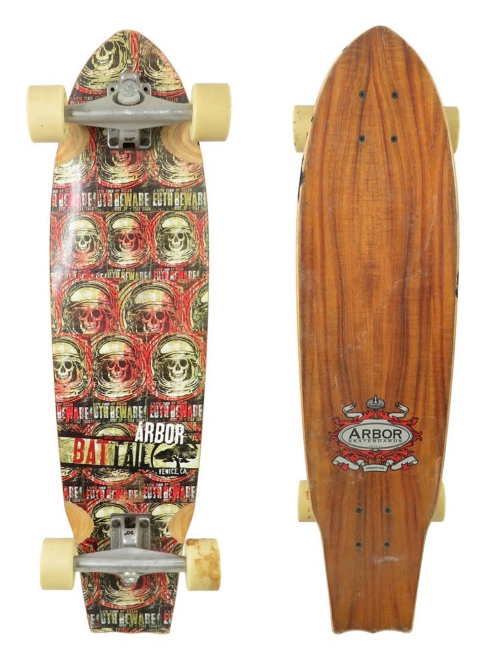 Arbor Bat Tail Complete Longboard. 33" x 8.5"